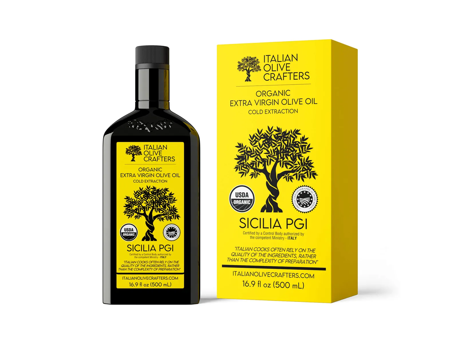 Italian Extra Virgin Olive Oil — Photorealistic Food & Beverage 3D Product Rendering & CGI Visualization by 3diz Studio