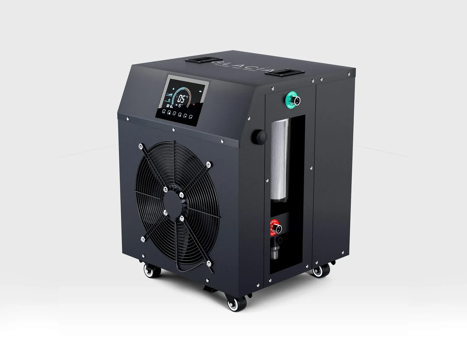Glacia Water Chiller Unit — Photorealistic Health & Wellness 3D Product Rendering & CGI Visualization by 3diz Studio