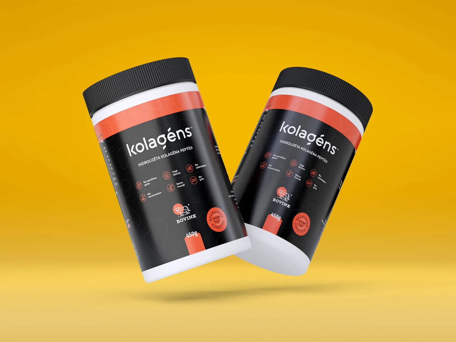 Kolagēns Bovine Collagen Peptides — Photorealistic Supplements, Vape & Wellness 3D Product Rendering & CGI Visualization by 3diz Studio